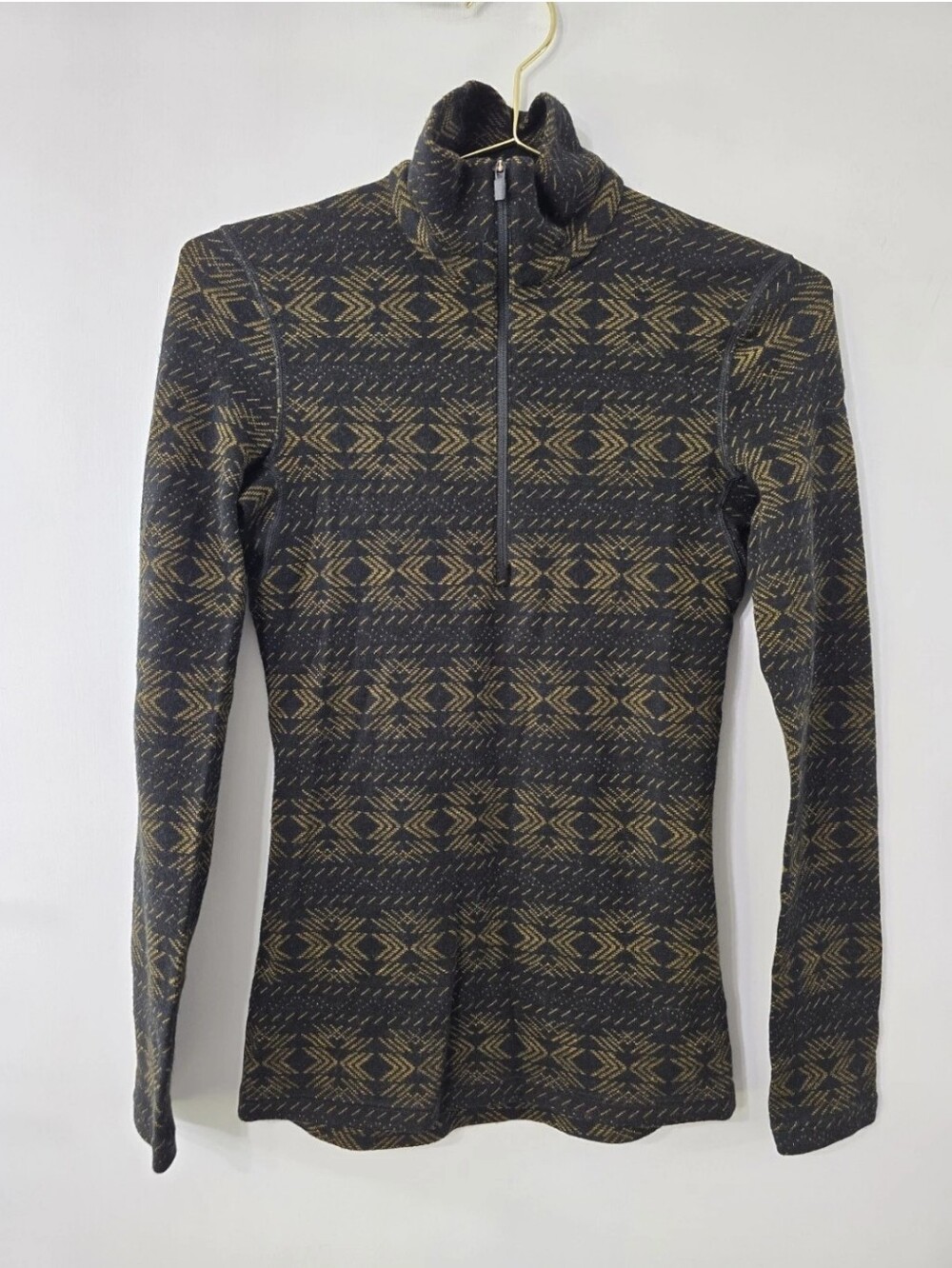 Icebreaker 250 Vertex Half Zip Crystalline Black Long Sleeve Base Layer Sweater